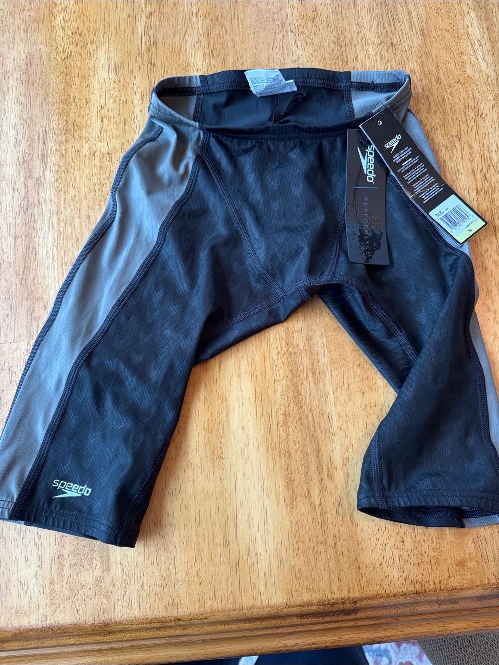 Speedo Black and Gray FSII fastskin2  competition Jammer Swim